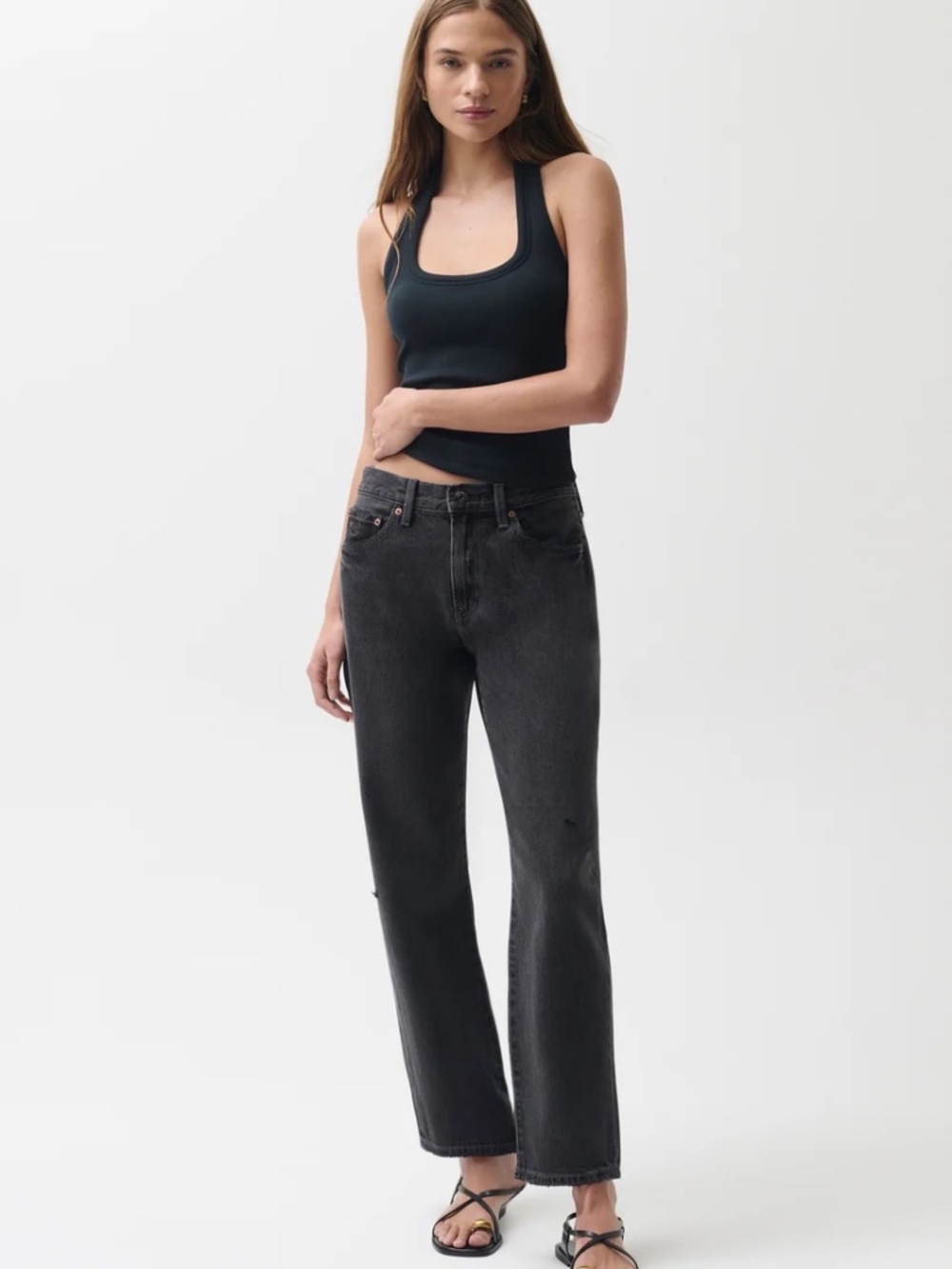 Pistola Lexi jeans faded black Petite 26